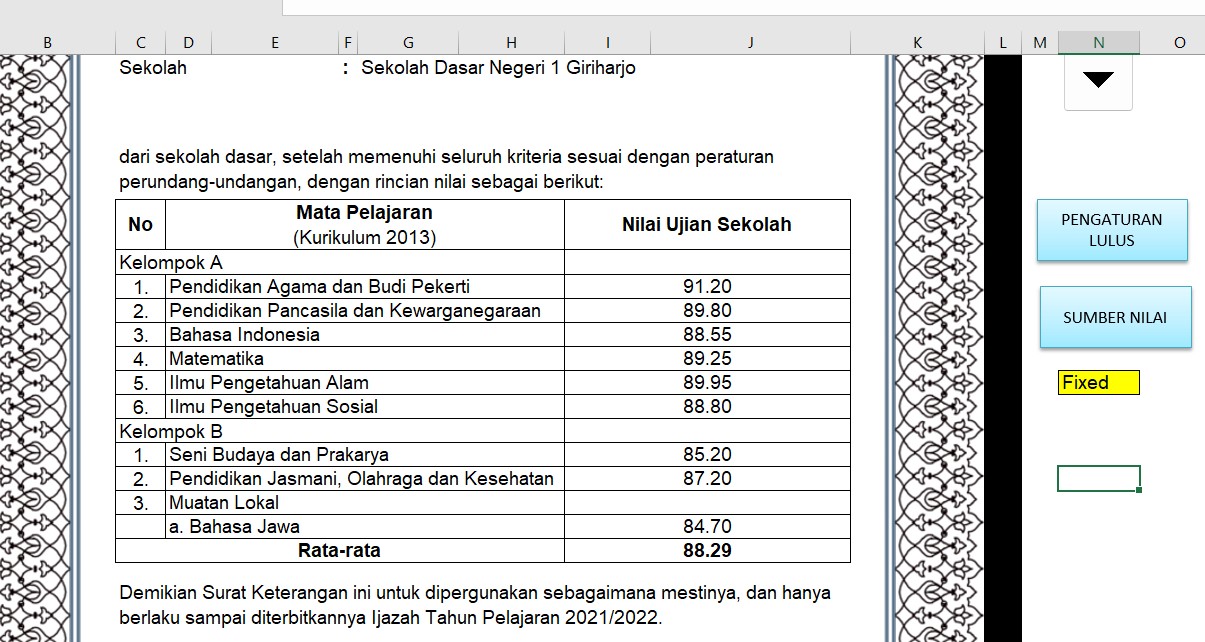 Update Aplikasi Penulisan Ijazah 2022